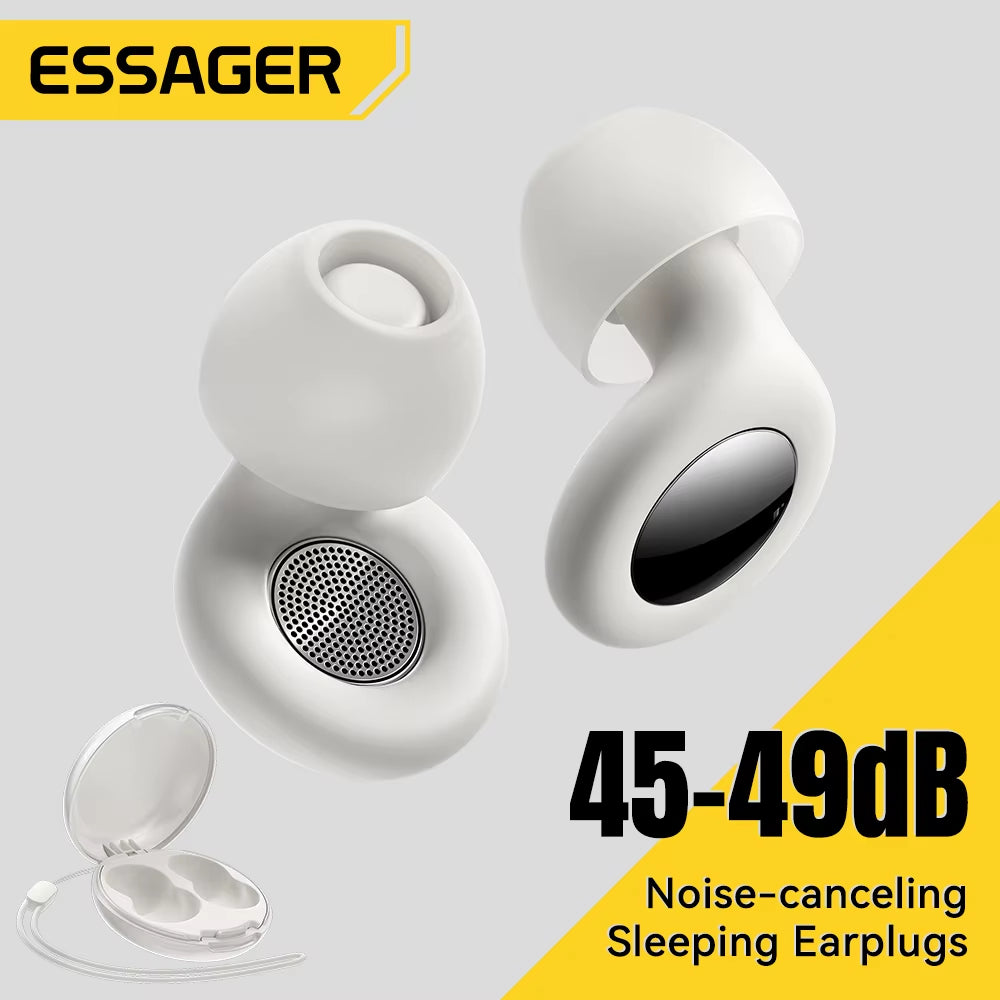 Noise Cancelling Ear Plugs for Sleeping Soft Silicone Sleep Earplugs Noise Reduction Earbuds for Sleep Work Study Travel
