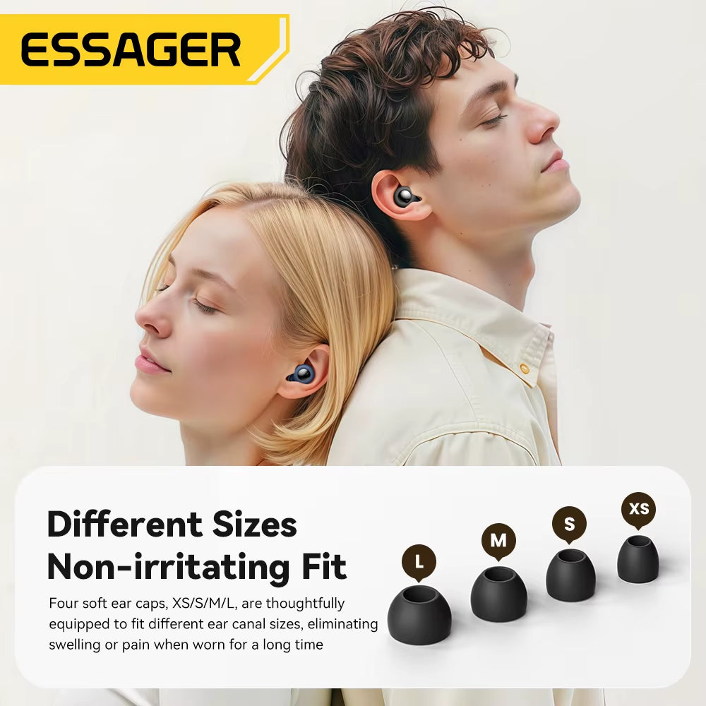 Noise Cancelling Ear Plugs for Sleeping Soft Silicone Sleep Earplugs Noise Reduction Earbuds for Sleep Work Study Travel