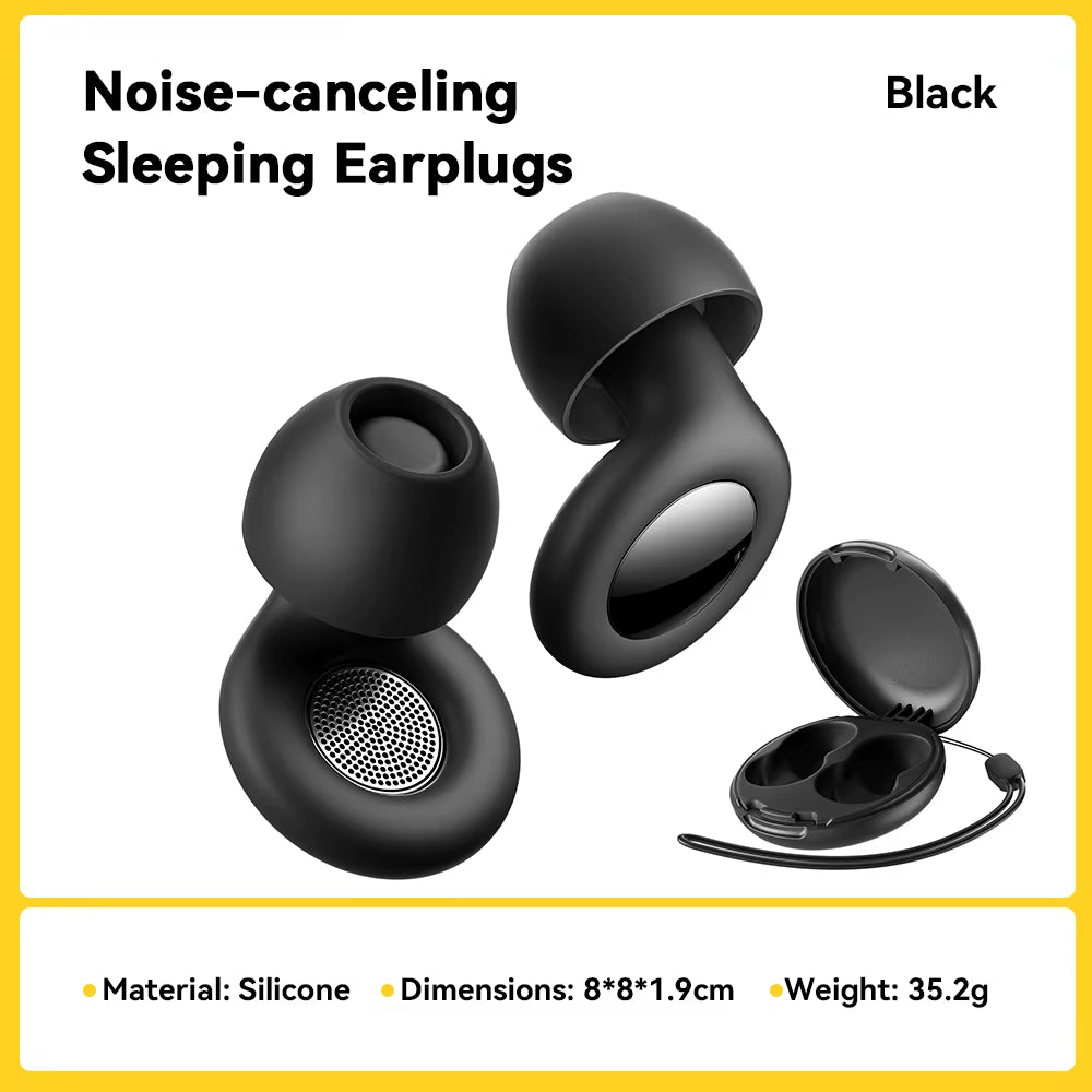 Noise Cancelling Ear Plugs for Sleeping Soft Silicone Sleep Earplugs Noise Reduction Earbuds for Sleep Work Study Travel