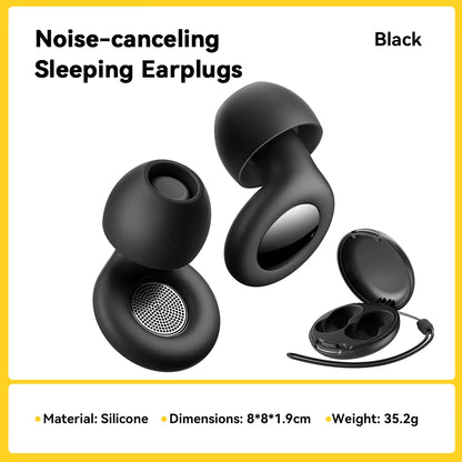 Noise Cancelling Ear Plugs for Sleeping Soft Silicone Sleep Earplugs Noise Reduction Earbuds for Sleep Work Study Travel