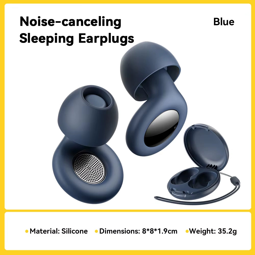 Noise Cancelling Ear Plugs for Sleeping Soft Silicone Sleep Earplugs Noise Reduction Earbuds for Sleep Work Study Travel