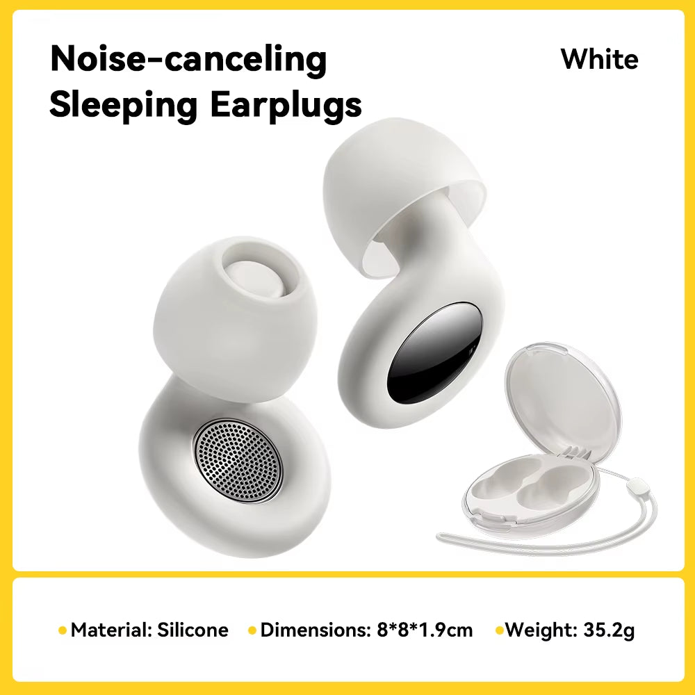 Noise Cancelling Ear Plugs for Sleeping Soft Silicone Sleep Earplugs Noise Reduction Earbuds for Sleep Work Study Travel